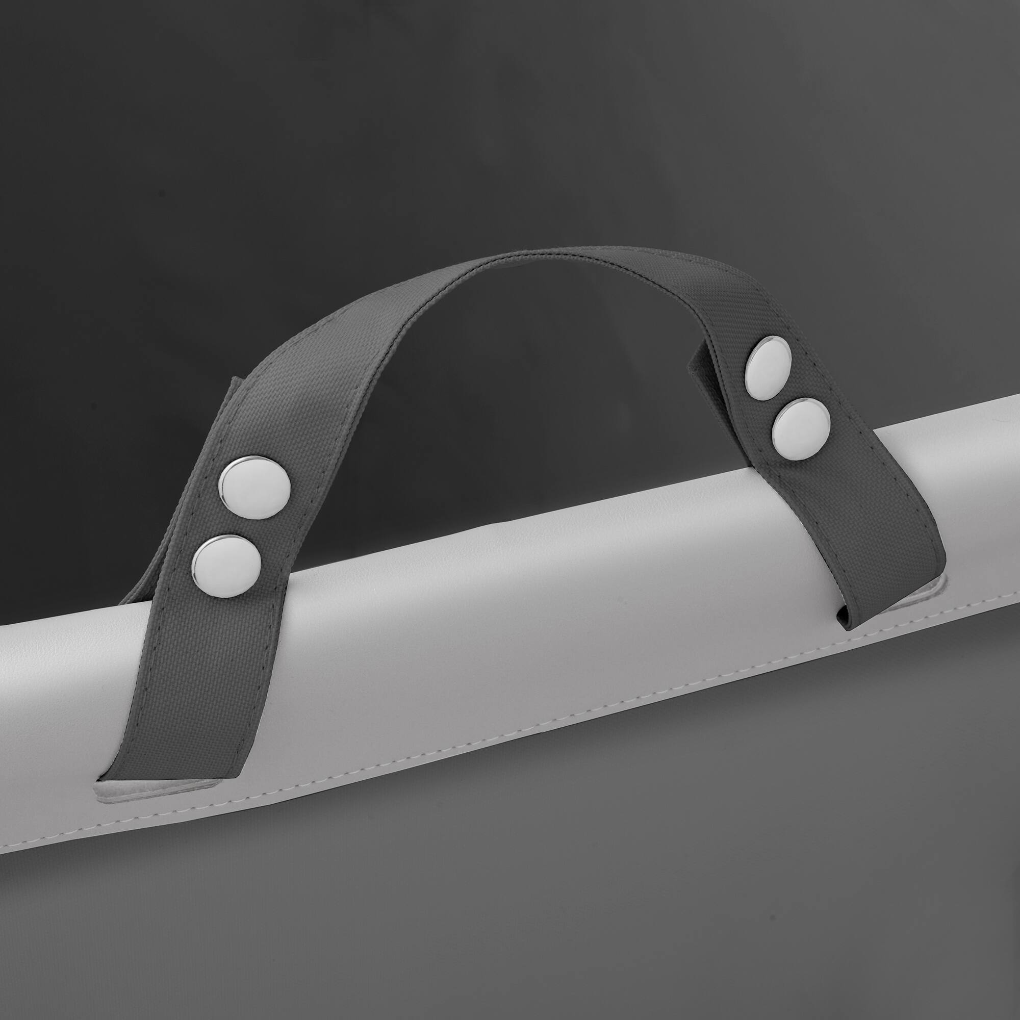 Alt View 2. Dryser - Commercial Round Rolling Canvas Bin Laundry Hamper on Wheels - Grey.