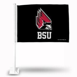 Rico Industries - Ball State Cardinals 11X14 Window Mount 2-Sided Car Flag - Multi
