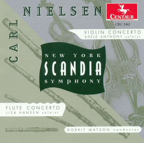 Nielsen / Anthony,Adele / Matson,Dorrit - Violin Concerto Op 33 / Flute Concerto   - COMPACT DISCS [CD] price history on PriceWatchPro
