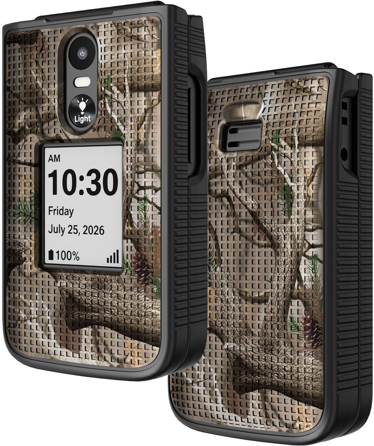 Nakedcellphone Textured Case for Lively Jitterbug Flip 3 Phone Hard ...