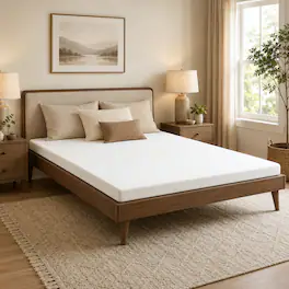 Anysun - 5" Twin Foam Mattress – Memory Foam, Breathable Cover, Safe Materials - White