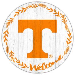 Fan Creations - Tennessee Volunteers 12" Welcome Circle Sign - Multicolor