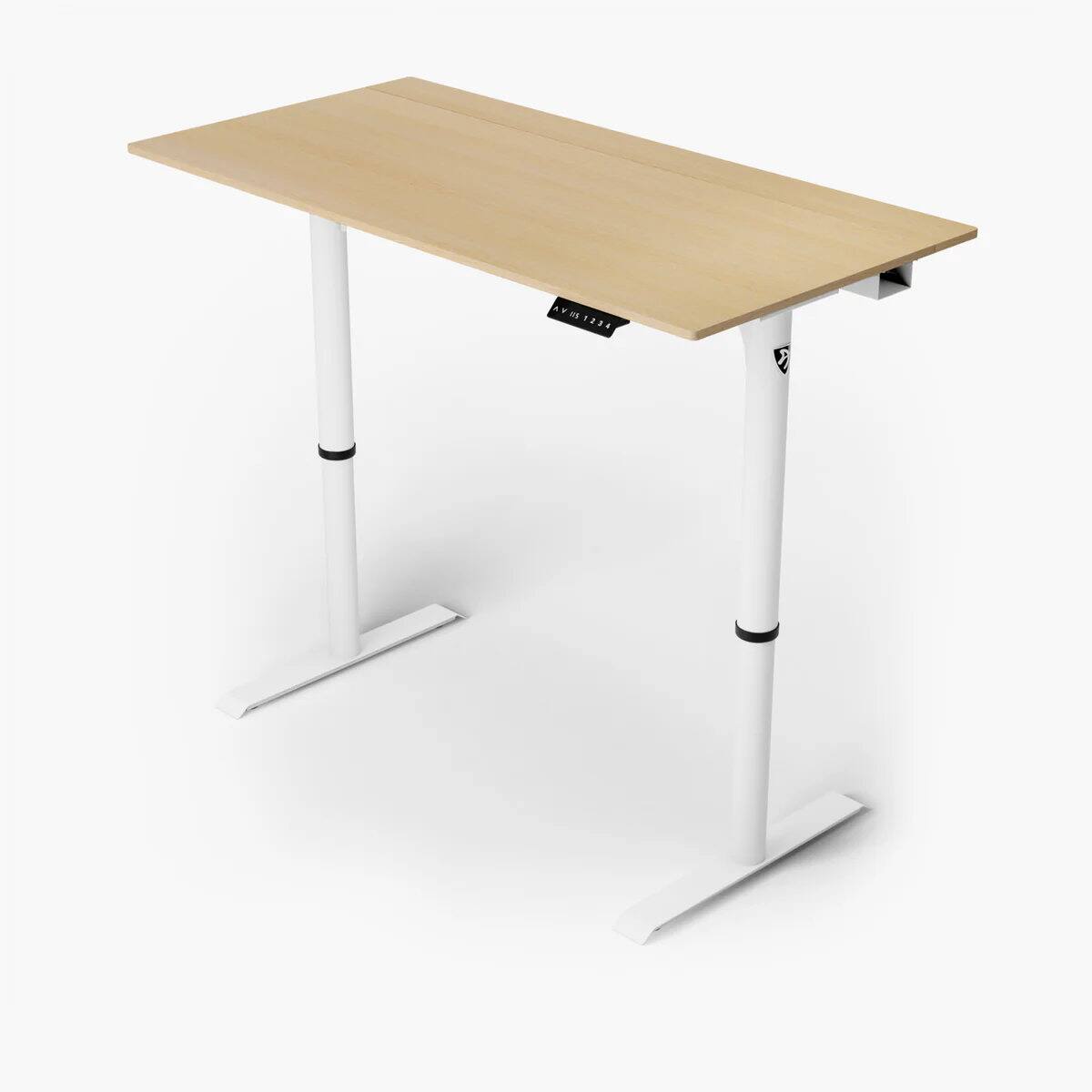 Angle. Arozzi - Arena Nordico Electric Standing Desk - Birch - Birch.