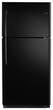 Frigidaire - 20.5 Cu. Ft. Top-Freezer Refrigerator - Ebony - Larger Front