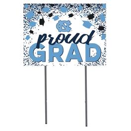 Jardine - North Carolina Tar Heels 18'' x 24'' Grad Yard Sign - White