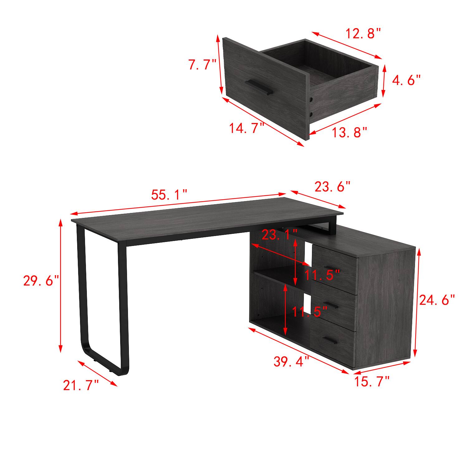 12.8"  
7.7"  
4.6"  
14.7"  
13.8"  
55.1"  
23.6"  
23.1"  
29.6"  
24.6"  
39.4"  
15.7"  
11.5"  
21.7"