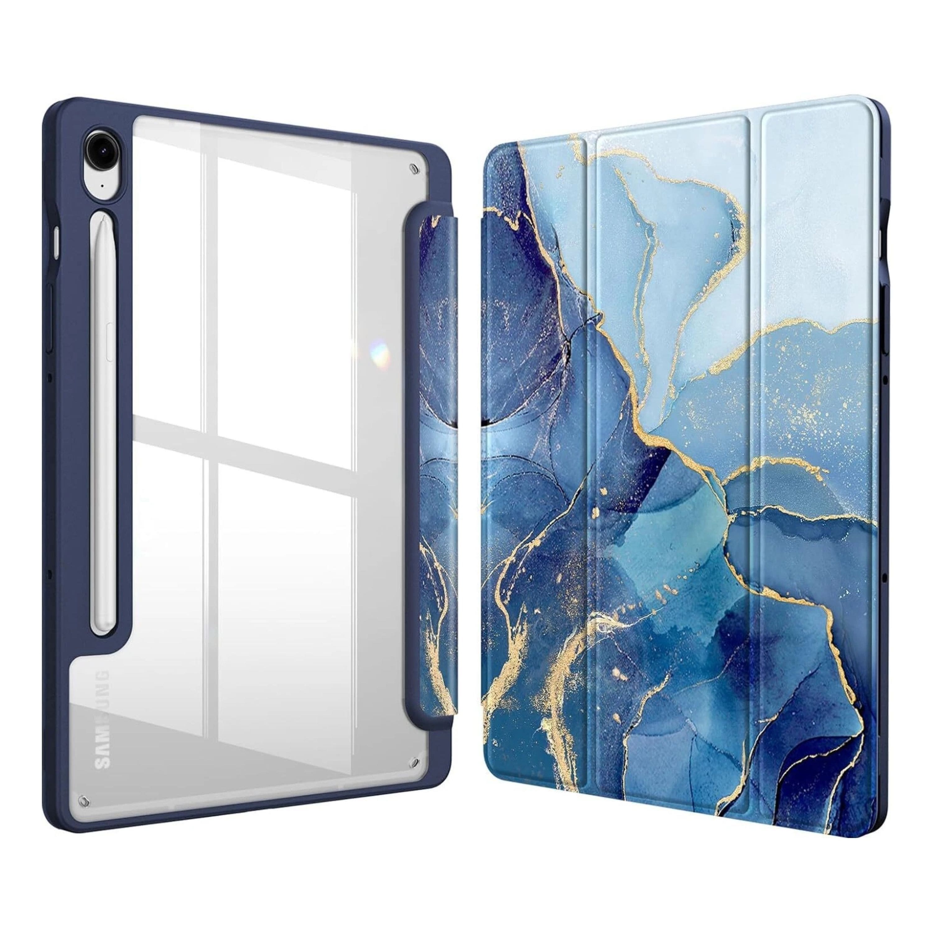 Kitcheniva - Transparent Back Cover Slim Case For Samsung Galaxy Tab S10 Lite / S10 FE - Ocean Marble price history on PriceWatchPro