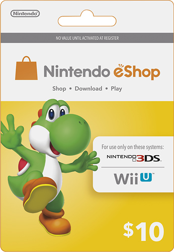 Buy Nintendo eShop $10 Gift Cards Online