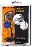 Front Detail. Plantronics - Over-the-Ear Cordless/Cellular/PCS Headset - Black.