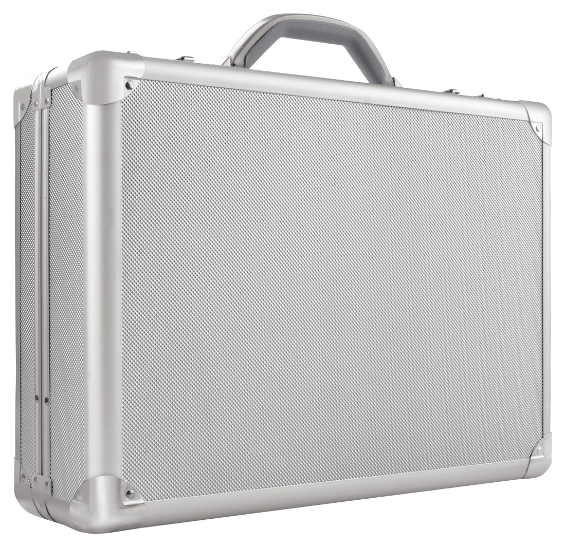 UPC 030918000441 product image for Solo - Pro Laptop Attaché - Titanium | upcitemdb.com