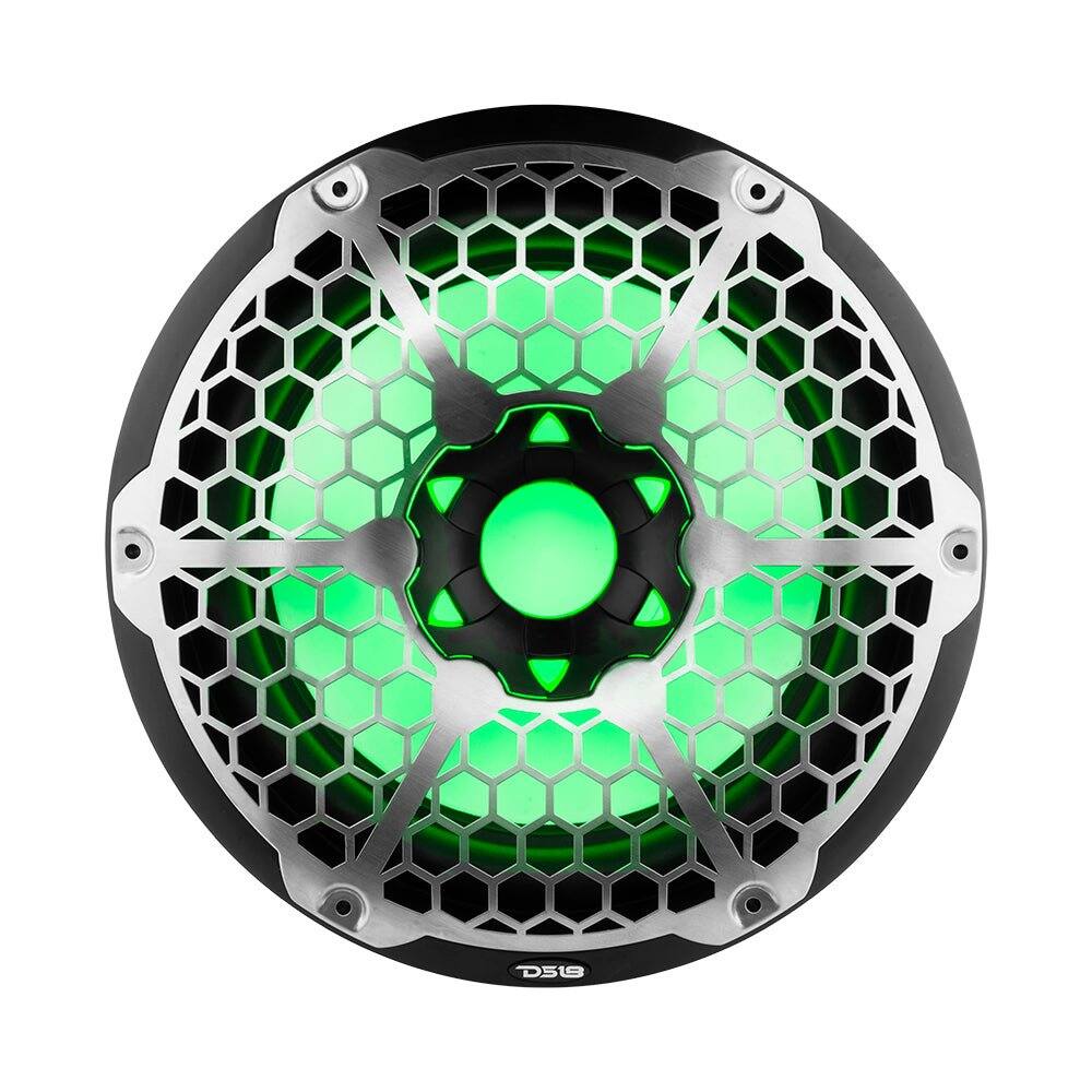 Alt View 1. DS18 Audio - NXL 12" Subwoofer with RGB LED Lights, 350W RMS Single 4-Ohm - Black.