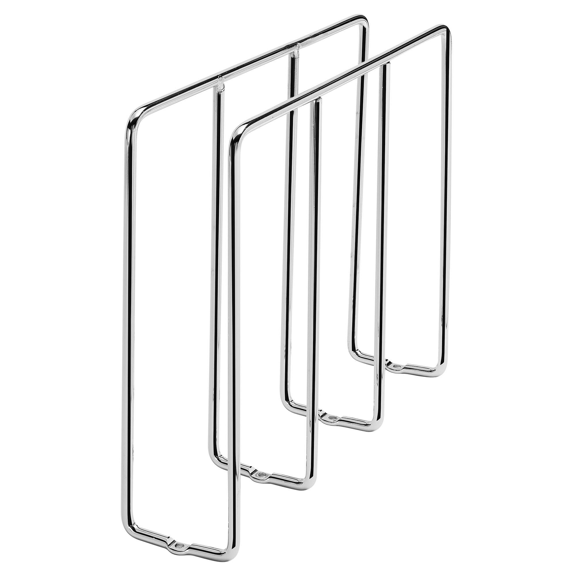 Alt View 1. Rev-A-Shelf - Rev-A-Shelf U-Shaped Bakeware Divider Cabinet Organizer Chrome, 596-10CCR-52 - Silver.