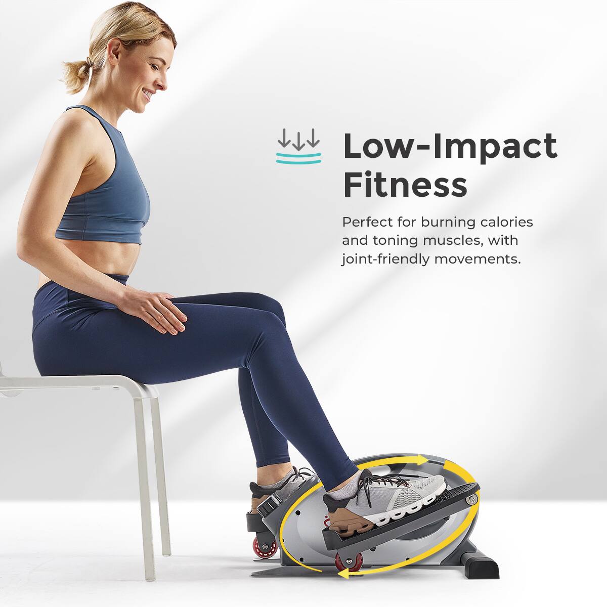 Low-Impact Fitness
Perfect for burning calories and toning muscles, with joint-friendly movements.
