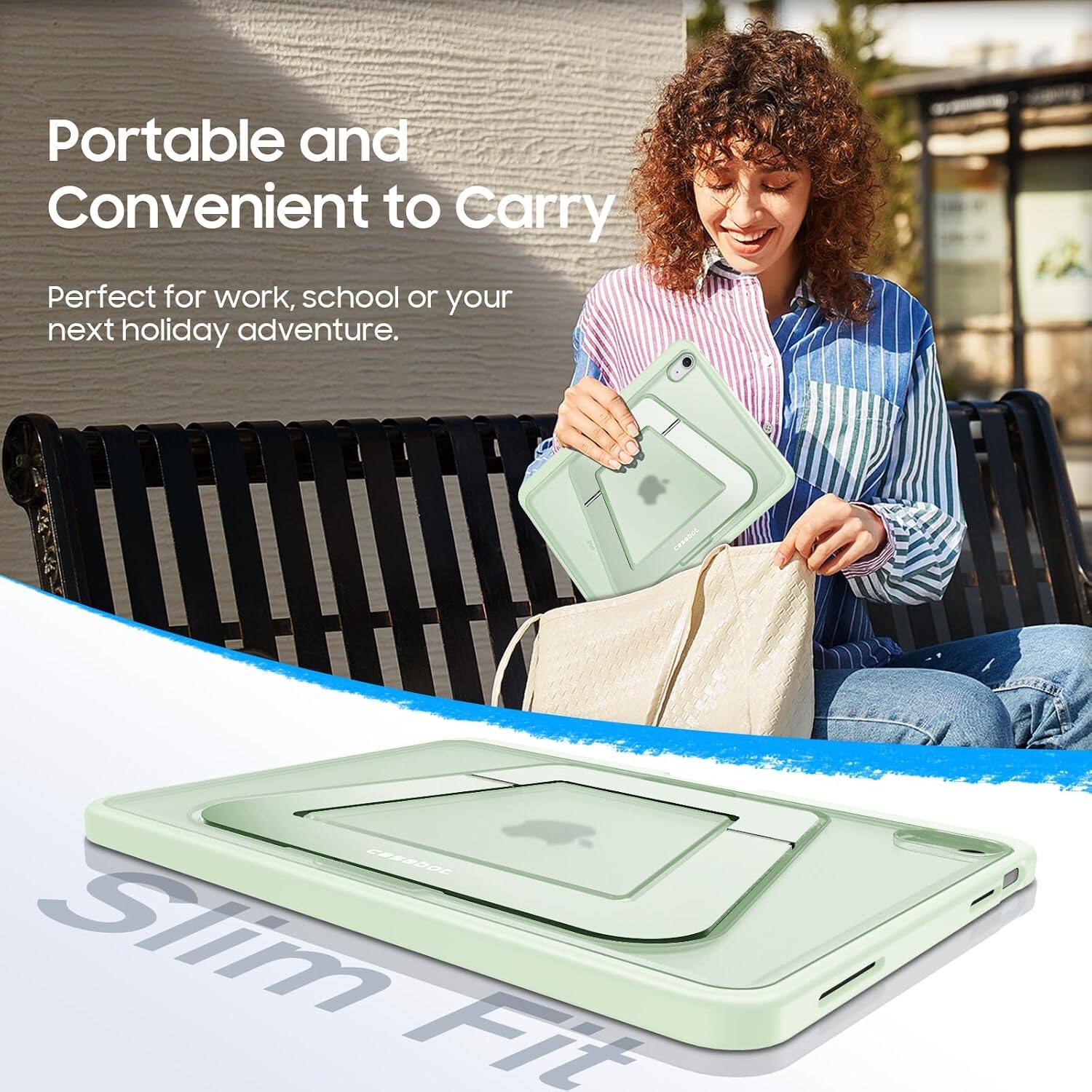 Portable and Convenient to Carry  
Perfect for work, school or your next holiday adventure.  
7E00 CRB3D Slim Fit