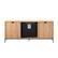 Alt View Zoom 24. Walker Edison - Modern Farmhouse Barn Door Fireplace TV Stand for Most TVs up to 65” - Coastal Oak.
