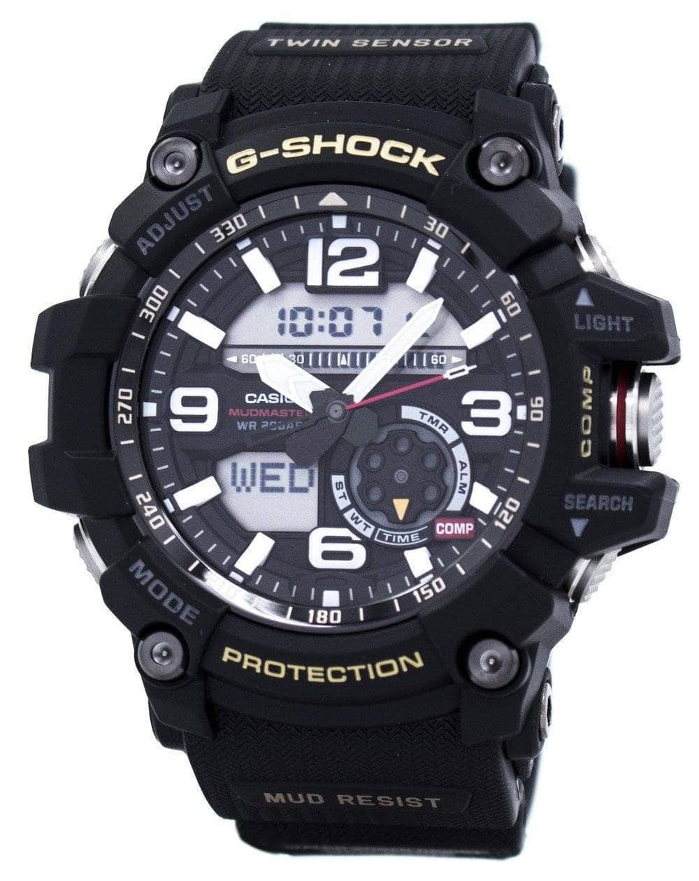 Casio - G-Shock MUDMASTER Twin Sensor GG-1000-1A GG1000-1A Men's Watch - Black price history on PriceWatchPro