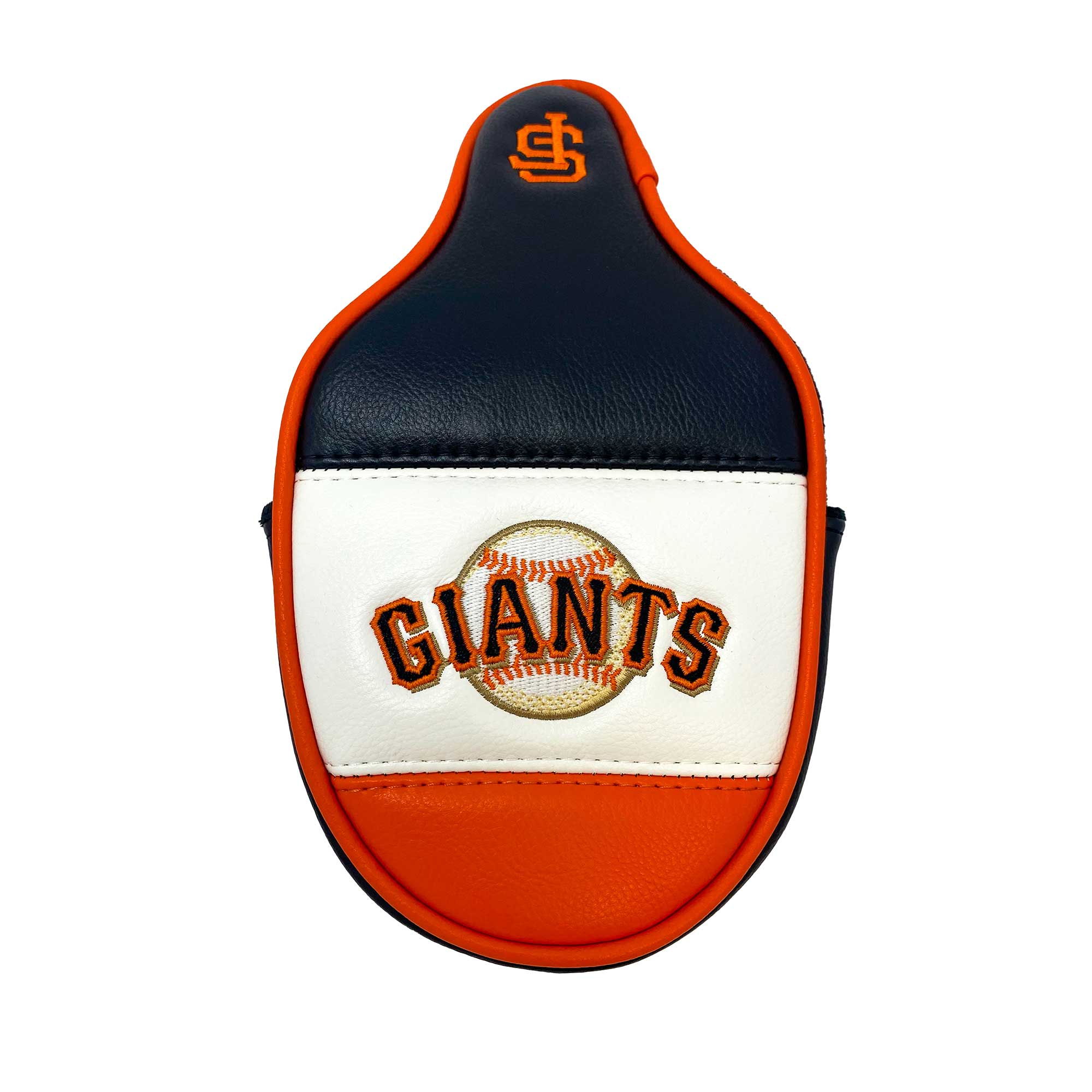 Alt View 2. PRG Americas - White San Francisco Giants Track Mallet Putter Cover - White.