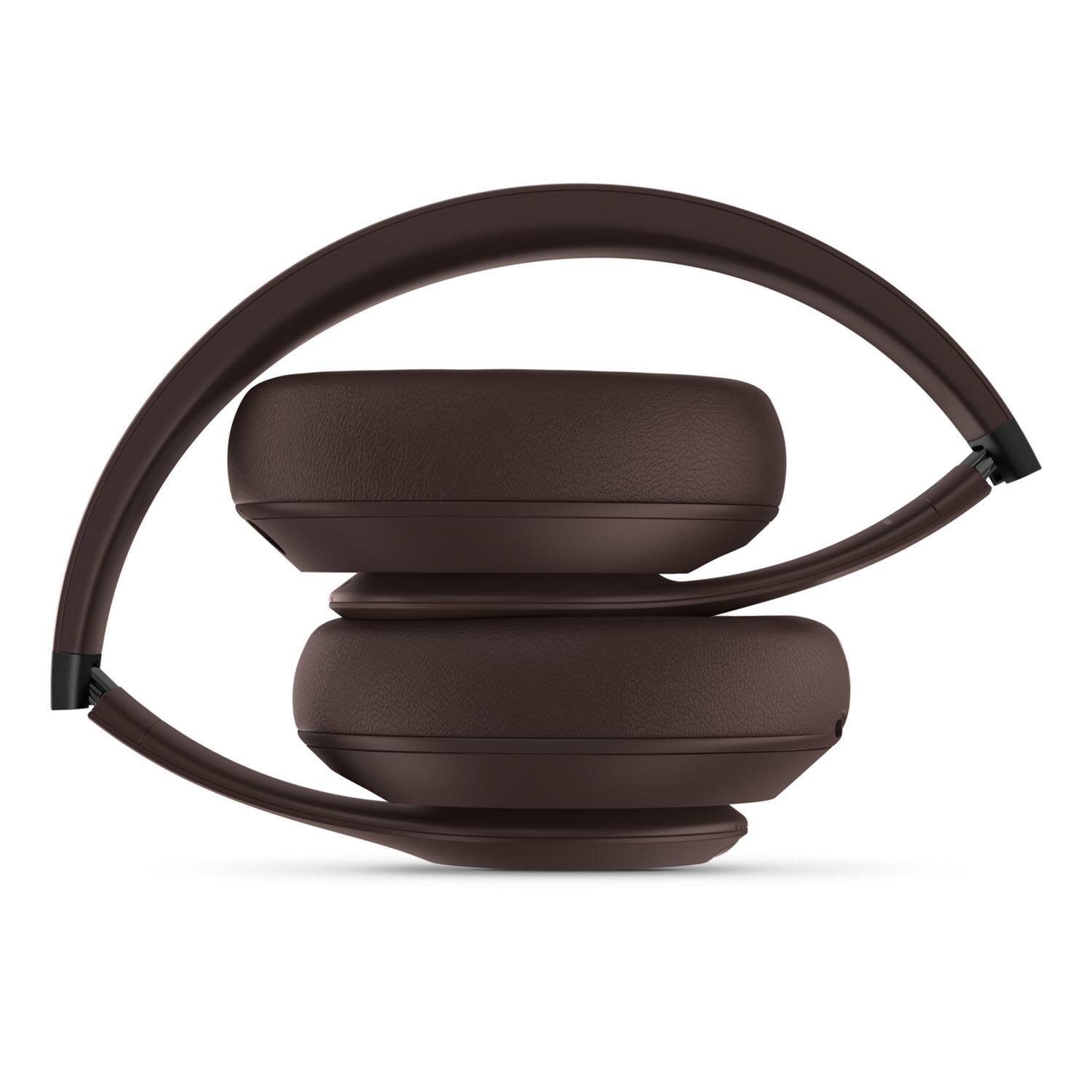 Back. Beats - Beats Studio Pro Wireless Noise Cancelling Over-the-Ear Headphones + Power Adapter - Brown.
