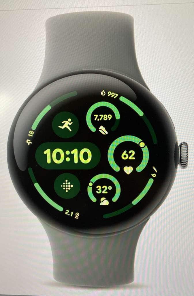 Google - Pixel Watch 3 (45mm) 2024 Model - Android Smartwatch, Heart Rate Tracking, Fitbit Advanced Running, Fitness Insig - Matte Hazel Aluminum - (2024)