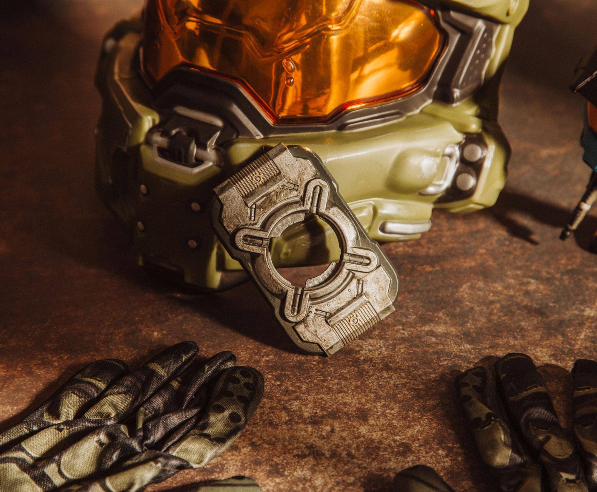 Alt View 10. Ukonic - Halo Cortana Chip Metal Bottle Opener Replica - Silver.