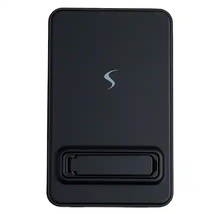 Front. Scapade - 10,000-mAh MagPower Max Magnetic Qi v2.0 Portable Power Bank - Black.