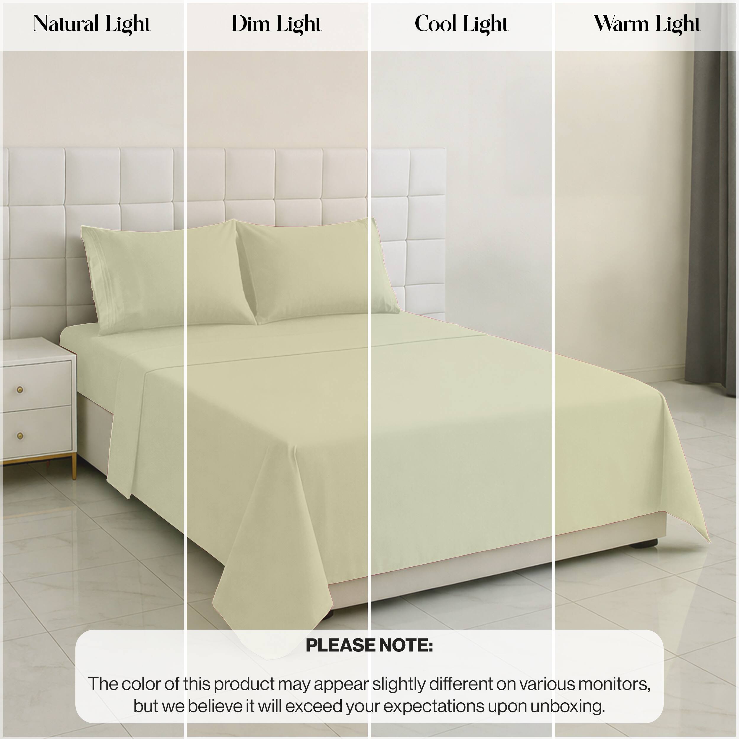 Natural Light  
Dim Light  
Cool Light  
Warm Light  

PLEASE NOTE:  
The color of this product may appear slightly different on various monitors, but we believe it will exceed your expectations upon unboxing.