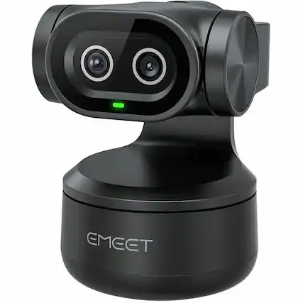 Front. EMEET - EMEET Pixy Dual-lens 4K PTZ Webcam with Gesture Control and Auto Tracking, Work with EMEET STUDIO - 4K - 3840 x 2160.