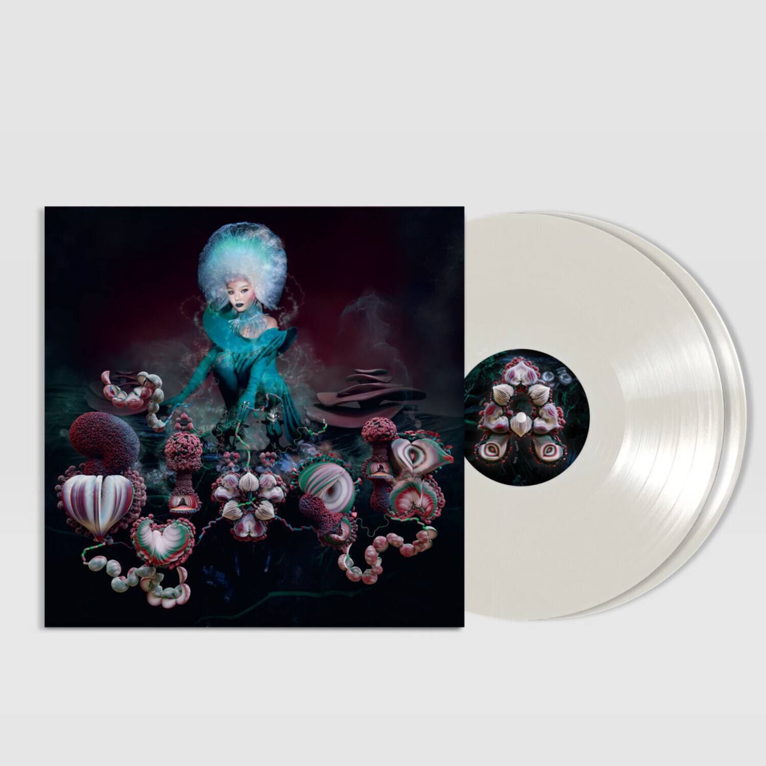 Front. Bjork - Fossora - Clear Vinyl 2023 Second Pressing   - VINYL LP.