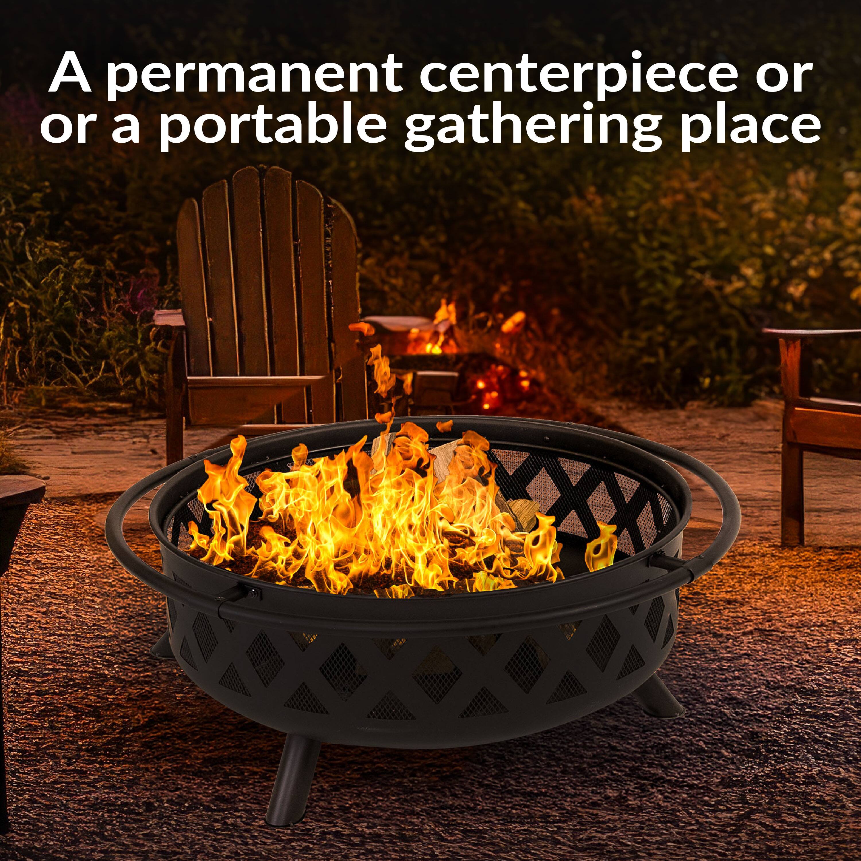 A permanent centerpiece or a portable gathering place