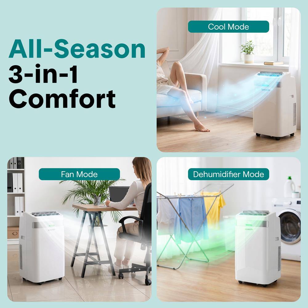 All-Season 3-in-1 Comfort  
Cool Mode  
Fan Mode  
Dehumidifier Mode