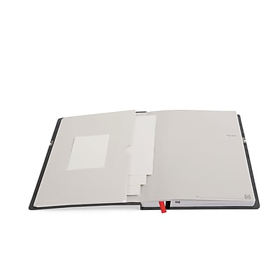 Alt View 3. TRU RED - Large Mastery with Pocket Journal, Charcoal/Red - Charcoal/Red.