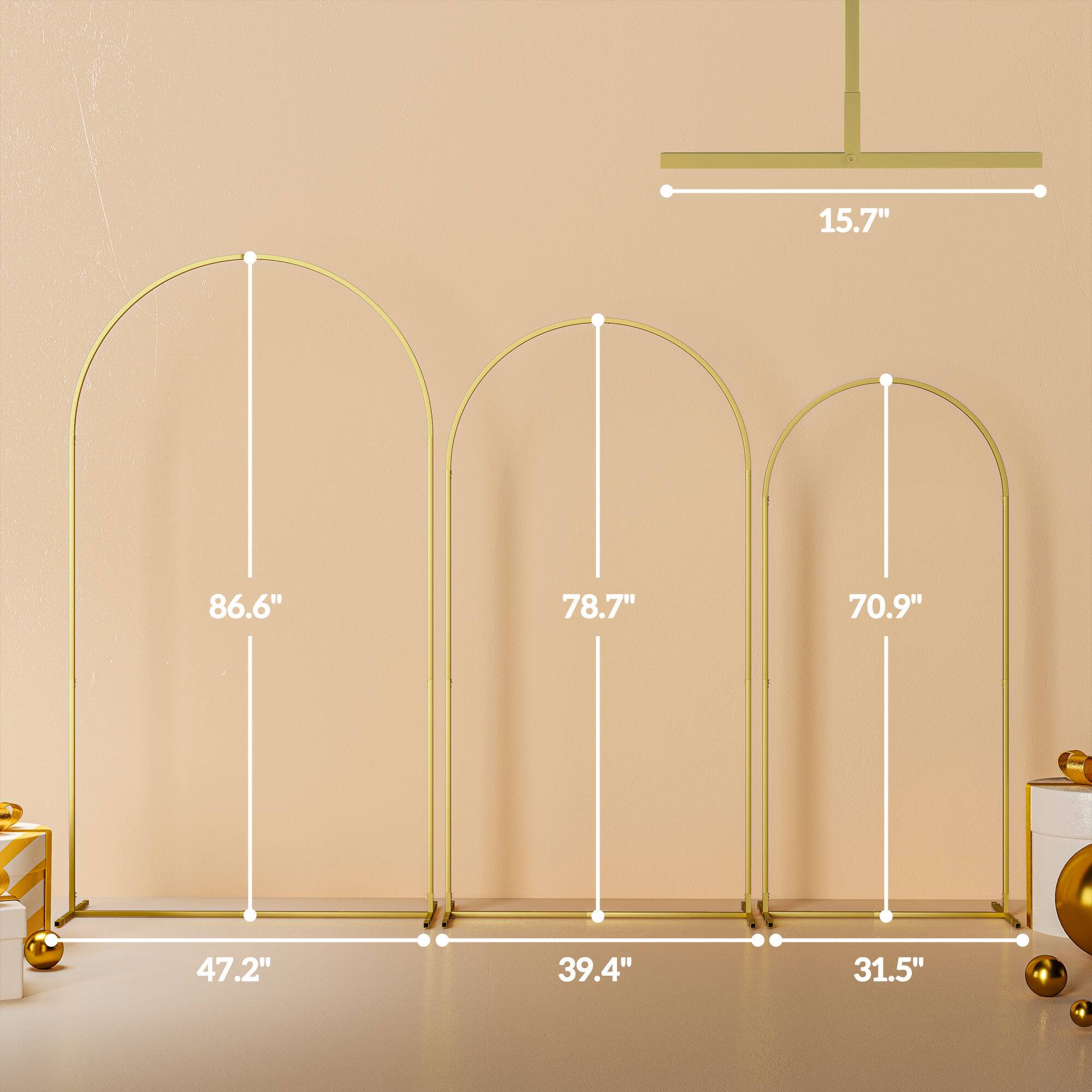 15.7"  
86.6"  
78.7"  
70.9"  
47.2"  
39.4"  
31.5"