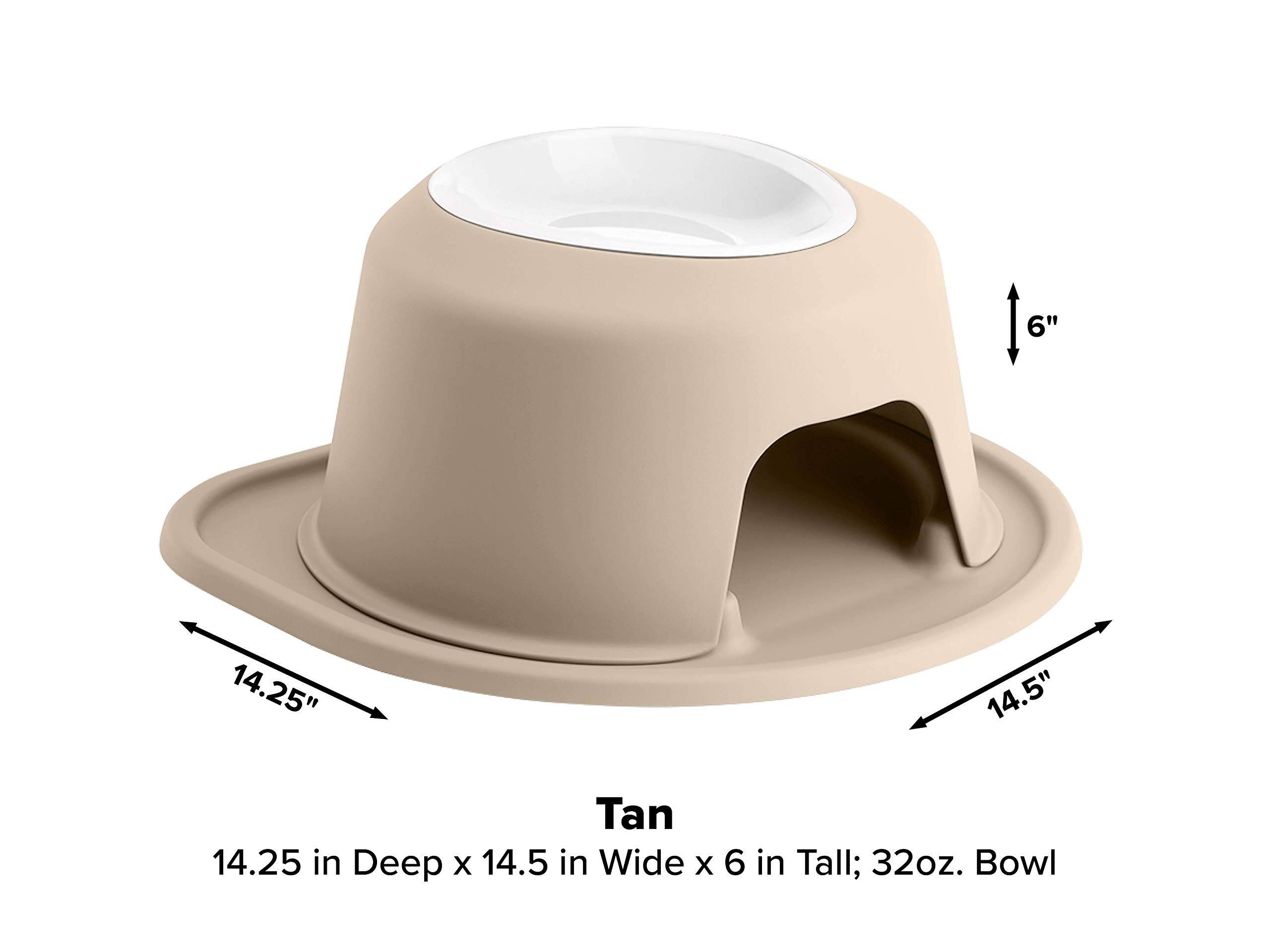 6"  
14.25"  
14.5"  
Tan 14.25 in Deep x 14.5 in Wide x 6 in Tall; 32oz. Bowl