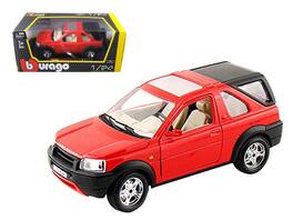Land Rover Freelander 1/24 Diecast Model Car by Bburago - Red