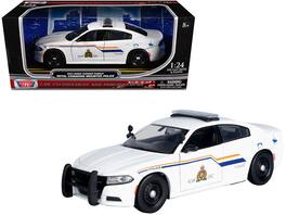 Motormax - 2023 Dodge Charger Pursuit Police Car RCMP Law Enforcement and Public Service Series 1/24 - White