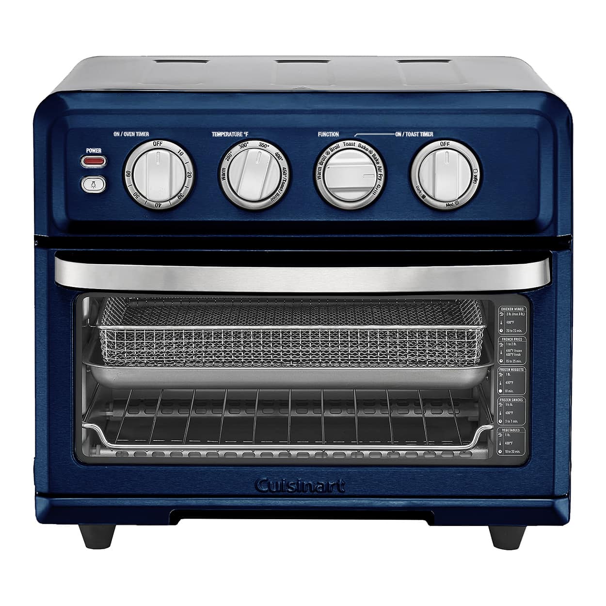 Cuisinart - AirFryer Toaster Convection Oven with Grill TOA-70NV - Navy Blue
