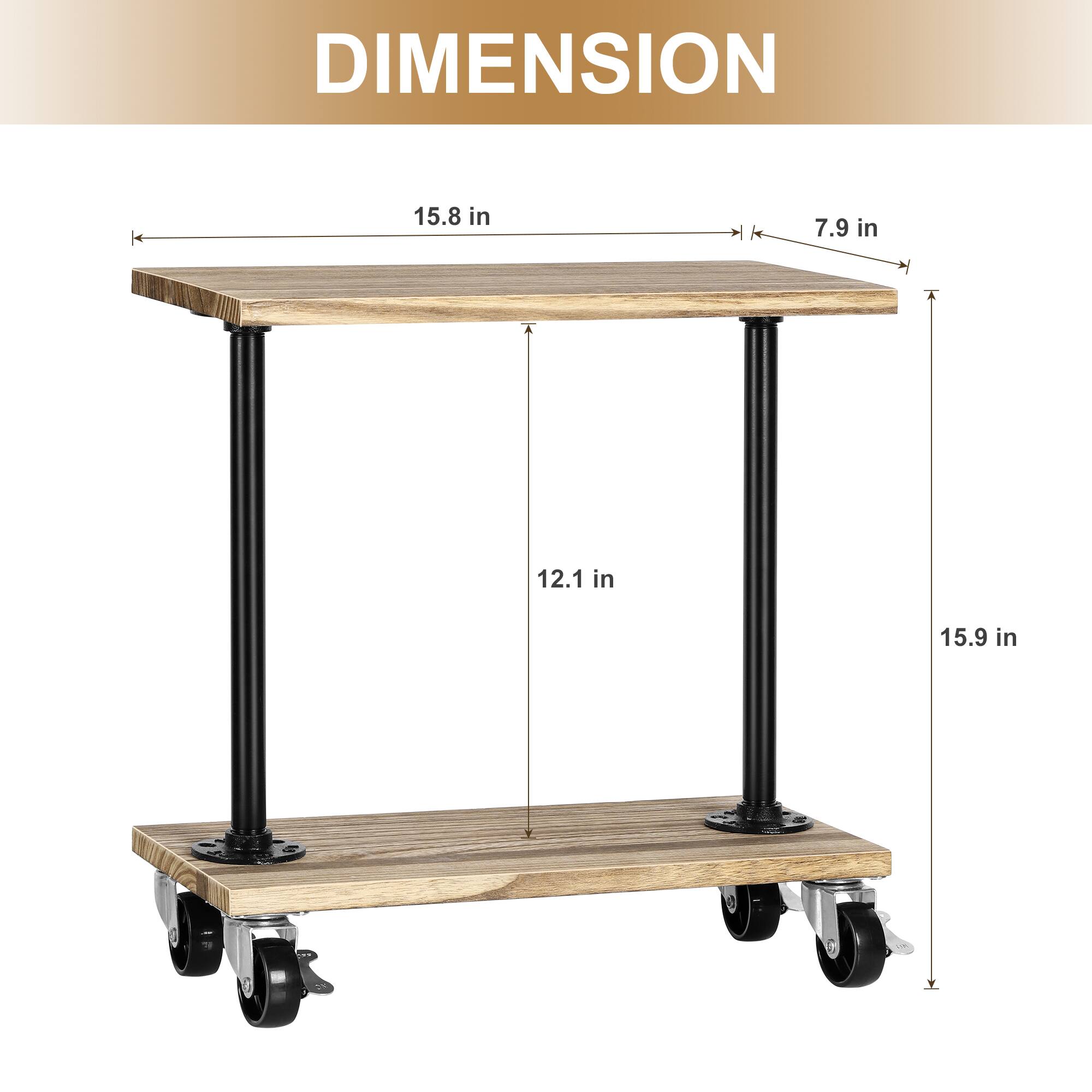 DIMENSION

15.8 in

7.9 in

12.1 in

15.9 in