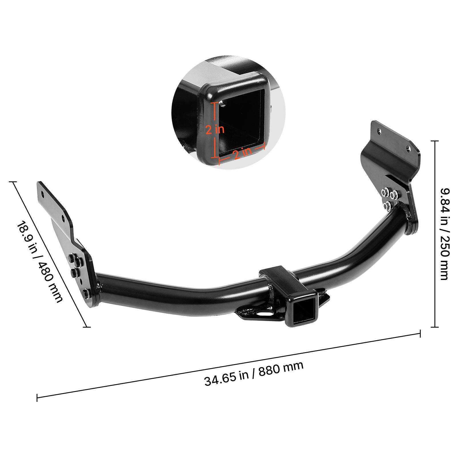 18.9 in / 480 mm  
2 in  
9.84 in / 250 mm  
34.65 in / 880 mm