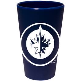 WinCraft - Winnipeg Jets 16oz. Silicone Pint Glass - Multicolor