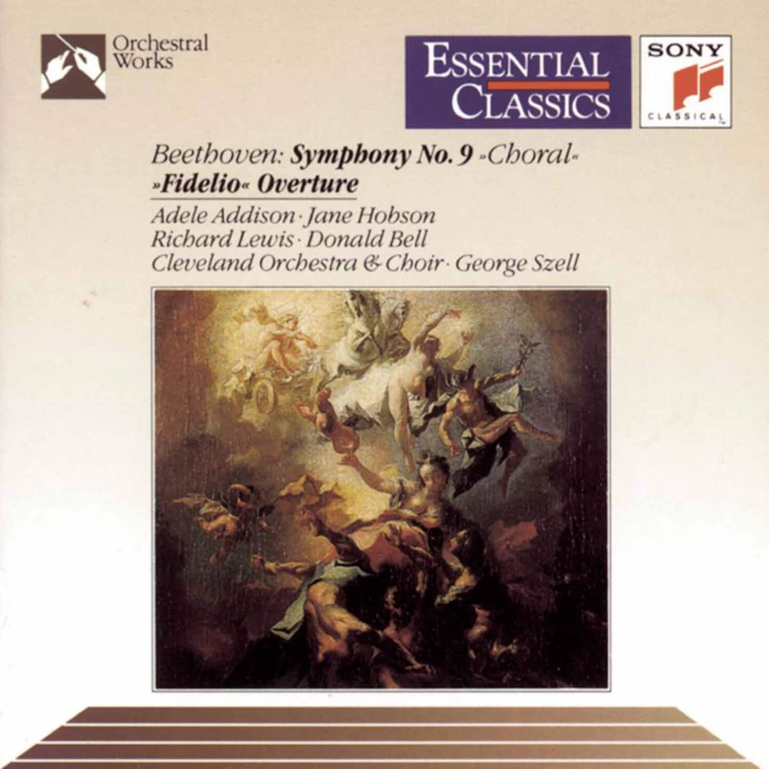 Ludwig van Beethoven - Symphony 9 Choral / Fidelio Overture  - COMPACT DISCS