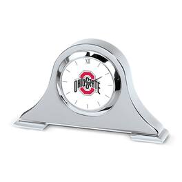 Jardine - Ohio State Buckeyes Primary Team Logo Napoleon Desk Clock - Silver