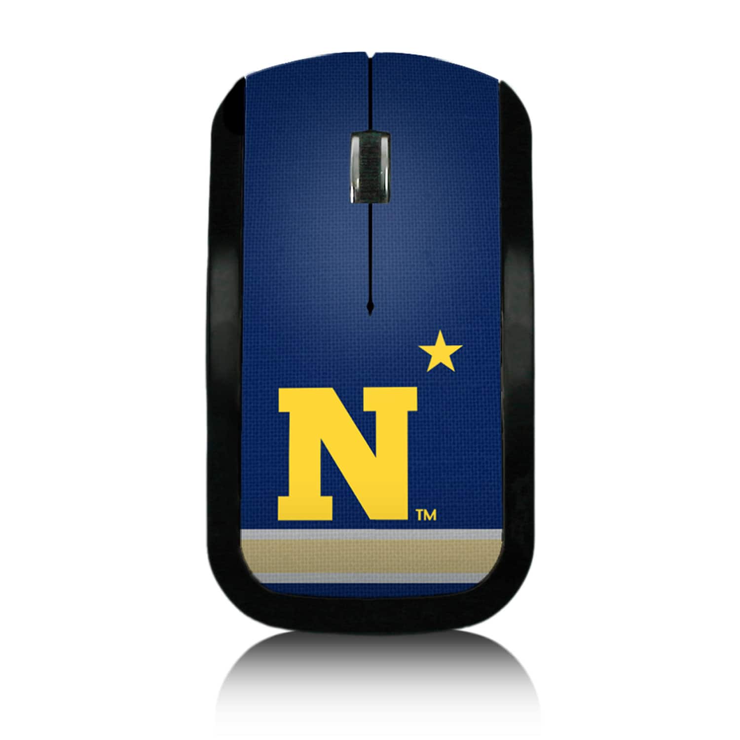 Keyscaper - Navy Midshipmen Wireless USB Computer Mouse - Wireless - Multicolor