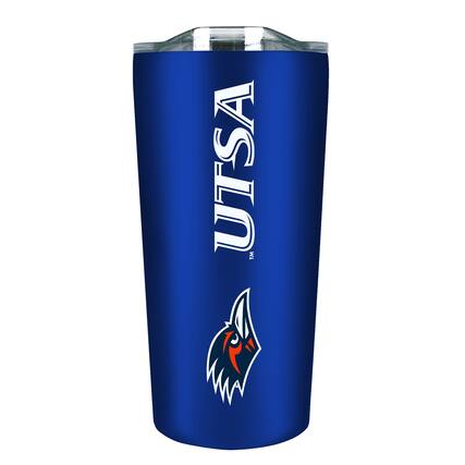 Front. The Fanatic Group - UTSA Roadrunners 18oz. Stainless Steel Soft Touch Tumbler - Multicolor.