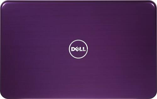 Front Standard. Dell - 15" Switch Lid for Dell Inspiron 15R Laptops - Passion Purple.