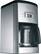 Angle Standard. DeLonghi - 14-Cup Drip Coffeemaker - Silver.