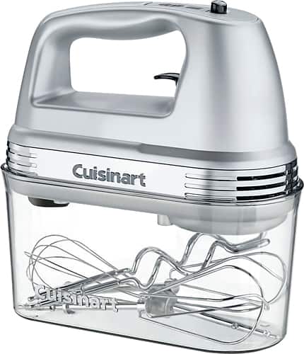 Alt View 1. Cuisinart - Power Advantage PLUS 9 Speed Hand Mixer - Brushed Chrome.
