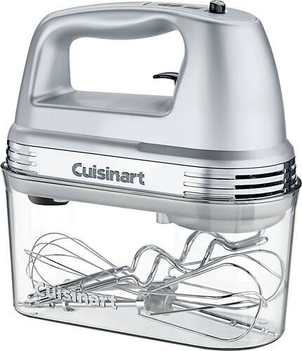 Alt View 1. Cuisinart - Power Advantage PLUS 9 Speed Hand Mixer - Brushed Chrome.