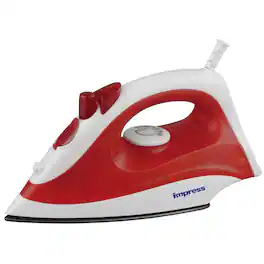 Impress - Compact Non-Stick Steam and Dry Iron with Spray - Red