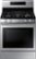 Front. Samsung - Flex Duo 5.8 Cu. Ft. Self-Cleaning Freestanding Gas Convection Range - Stainless steel.