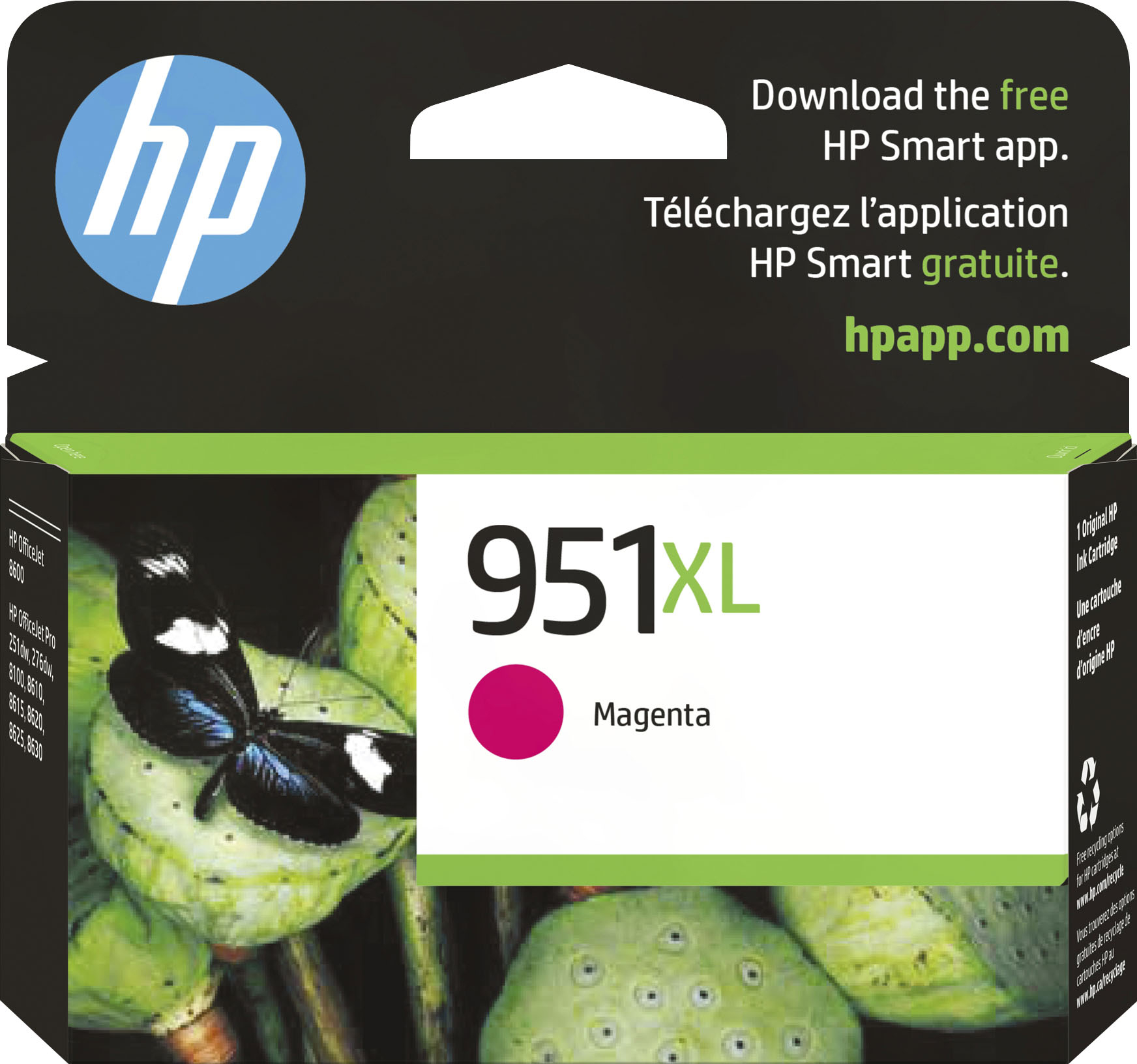 HP - 951XL High-Yield Ink Cartridge - Magenta